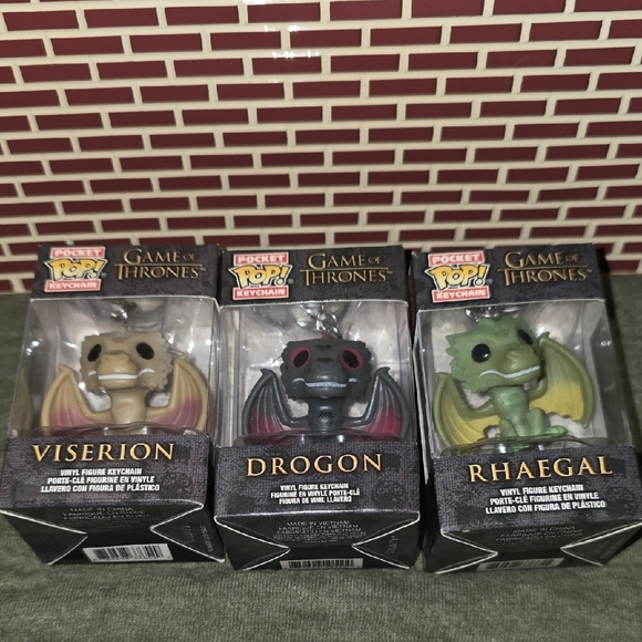 Funko Pocket Pop! Keychain Game of Thrones Dragons - Picture 3 of 3